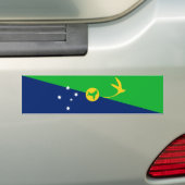 Kersteilandvlag Bumpersticker (Op auto)