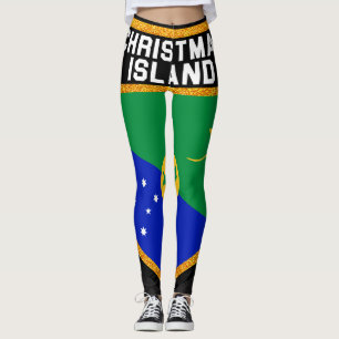 Kersteilandvlag Leggings