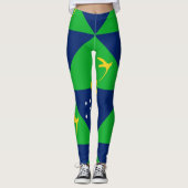 Kersteilandvlag Leggings (Voorkant)