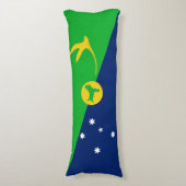 Kersteilandvlag Lichaamskussen (Voorkant Verticaal)