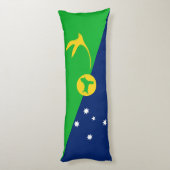 Kersteilandvlag Lichaamskussen (Achterkant (Verticaal))