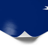 Kersteilandvlag Perfect Poster (Hoek)