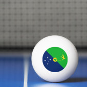 Kersteilandvlag Pingpongballen (Net)