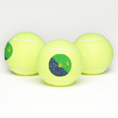 Kersteilandvlag Tennisballen (Multi)