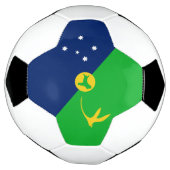 Kersteilandvlag Voetbal (Gedraaid)