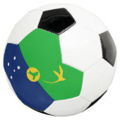 Kersteilandvlag Voetbal (Drie kwart)