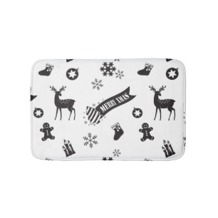 kerstelementen badmat