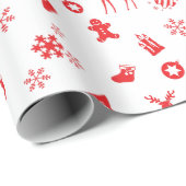 kerstelementen cadeaupapier (Rol Hoek)