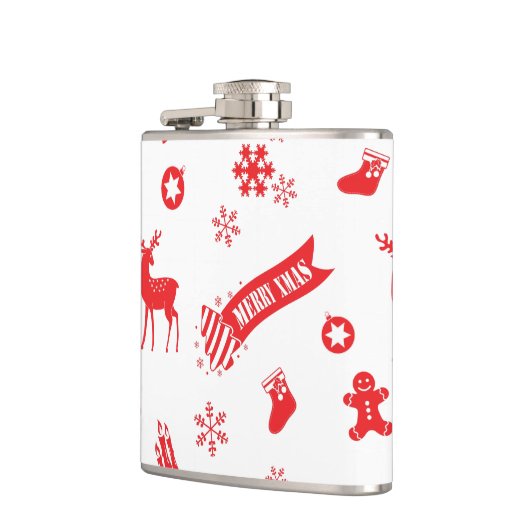 kerstelementen heupfles (Links)