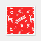 kerstelementen servetten (Voorkant)