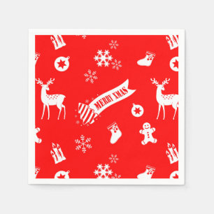 kerstelementen servetten