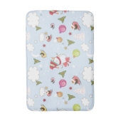 Kerstelementen Snowman Pattern Bathroom Mat (Voorkant Verticaal)