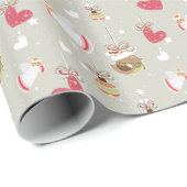 Kerstelementen Verpakkingspapier Cadeaupapier (Rol Hoek)