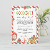 Kerstelf Afscheid Briefkaart (Staand voorkant)