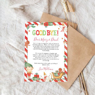 Kerstelf Afscheidsbriefkaart Kaart