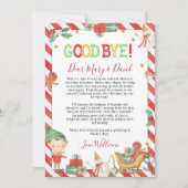 Kerstelf Afscheidsbriefkaart Kaart (Voorkant)