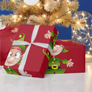 KerstElf Cadeaupapier
