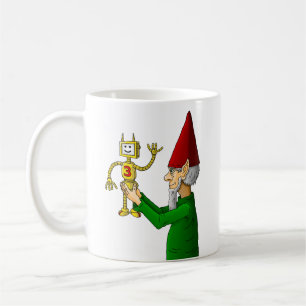 Kerstelf en Robot Koffiemok