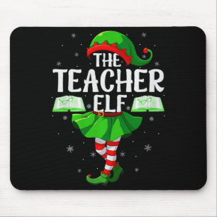 Kerstelf Kerstdames Vrouwen Elf Squad Kerstmis F Muismat