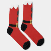 Kerstelf Rode Stoute en Braaf Kerst Socks Sokken (Rechts)