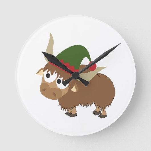 Kerstelf Yak Ronde Klok (Voorkant)
