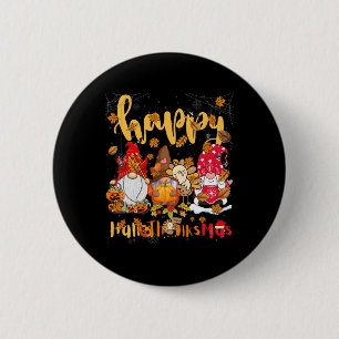 Kerstelijke Cute Gobble Gobble Kalkoen Pelgrim Lic Ronde Button 5,7 Cm