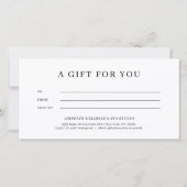 Kerstelijke Kerstboog Script Bedrijfs Certificaat (Achterkant)