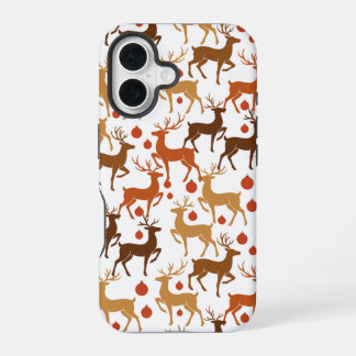 Kerstelijke Rendier Kerst iPhone Hoesje iPhone 16 Hoesje
