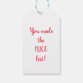 KerstElves Cadeaulabel (Achterkant)