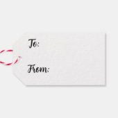 KerstElves Cadeaulabel (Achterkant Horizontaal)