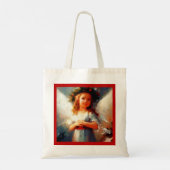 Kerstengel 1 tote bag (Achterkant)