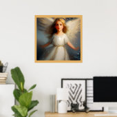 Kerstengel 2 poster (Thuiskantoor)