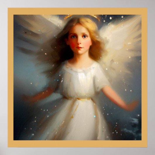 Kerstengel 2 poster (Voorkant)