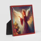 Kerstengel 3 fotoplaat (Voorkant)