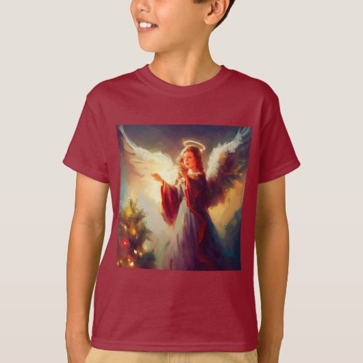 Kerstengel 3 t-shirt (Voorkant)