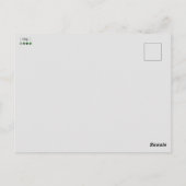 Kerstengel Briefkaart (Achterkant)