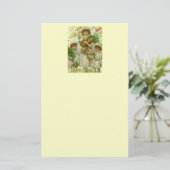 kerstengel briefpapier (Staand voorkant)
