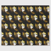 kerstengel cadeaupapier (Vlak)