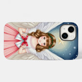 kerstengel Case-Mate iPhone case (Achterkant (horizontaal))