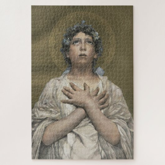 Kerstengel (door Erulo Eroli) Legpuzzel (Verticaal)