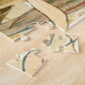 Kerstengel en siervoorwerpen legpuzzel (Zijkant)