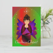 kerstengel I Kaart (Staand voorkant)