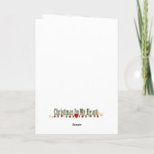 kerstengel | Kaarten voor begroeting/kerstkaarten (Achterkant)