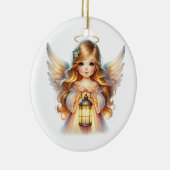 Kerstengel Keramisch Ornament (Rechts)