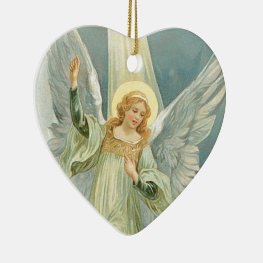 kerstengel keramisch ornament (Rechts)