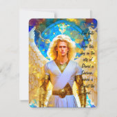 Kerstengel Kerstkaart (Voorkant)