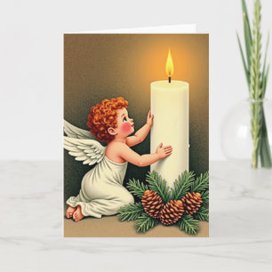 Kerstengel Lichtkaart Kaart