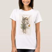  kerstengel met gebell t-shirt (Voorkant)