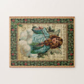 Kerstengel met Violin Legpuzzel (Horizontaal)