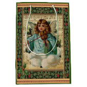 Kerstengel met Violin Medium Cadeauzakje (Voorkant)